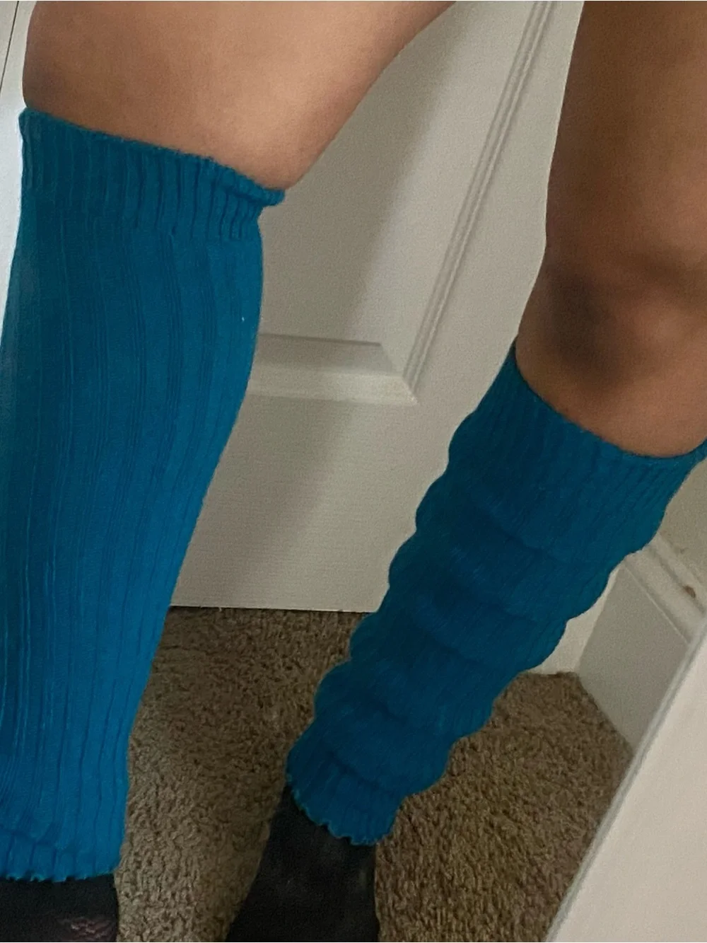 Blue Leg Warmers